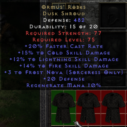 Ormus' Robes - Frost Nova