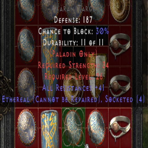Akaran Targe 4os 41 All Resistances
