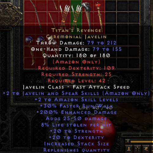 Titan's Revenge 200 ED 8 LS