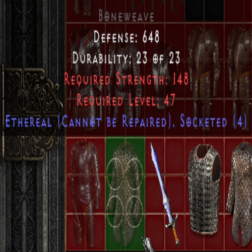 Boneweave 4os - 648 Defense - Ethereal