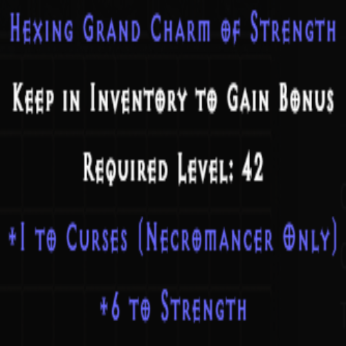 Necromancer Curses Skiller +6 Strength