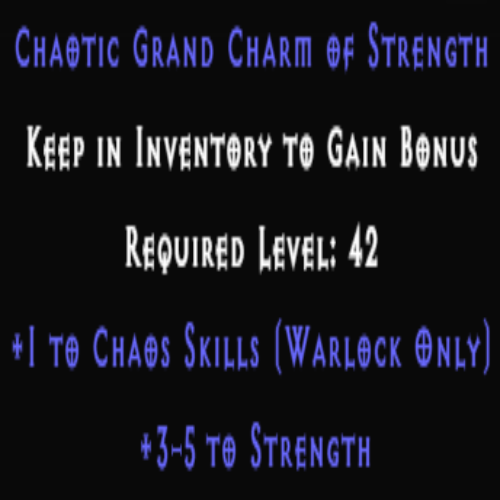 chaotic 3 5 str item description D2RGEAR