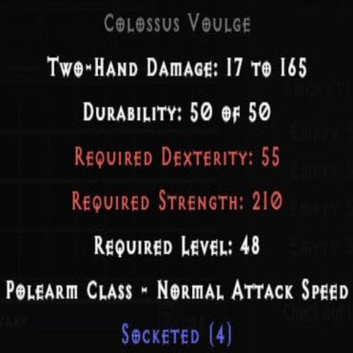 Colossus Voulge 4 Sockets