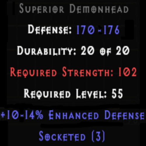 Demonhead 10-14% ED 3 Sockets