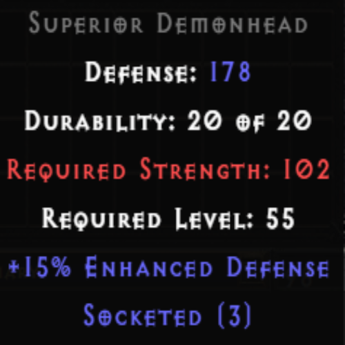 Demonhead 15% ED 3 Sockets