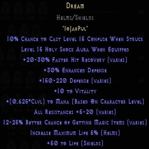 Dream Rune Pack