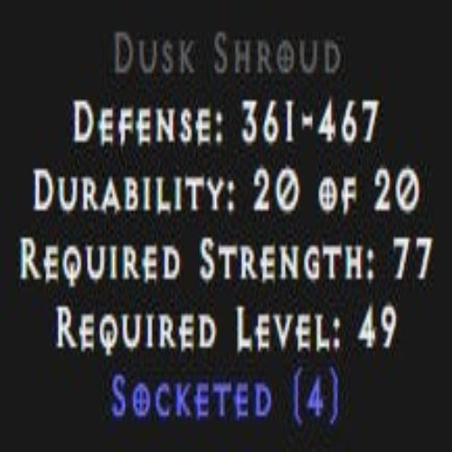 Dusk Shroud 4 Sockets