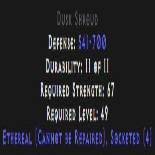 Dusk Shroud Ethereal 4 Sockets