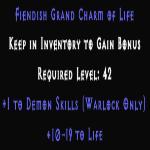 Warlock Demon Skiller 10-19 Life Description
