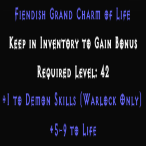 Warlock Demon Skiller 5-9 Life