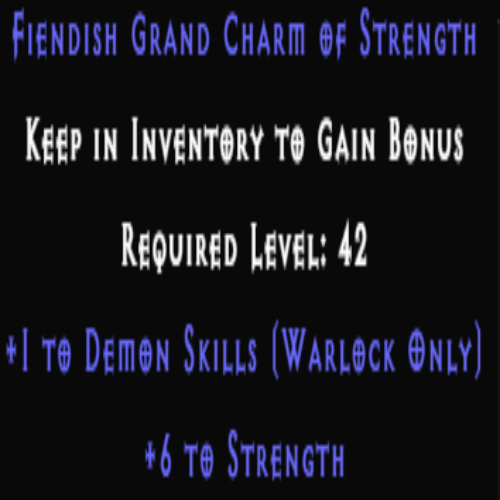 Warlock Demon Skiller +6 Strength