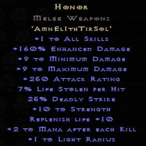 Honor Rune Pack