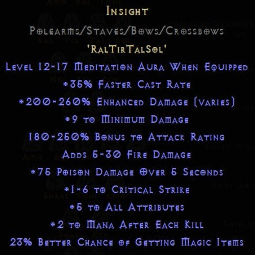 Insight Rune Pack