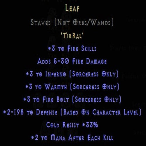 Leaf Rune Pack