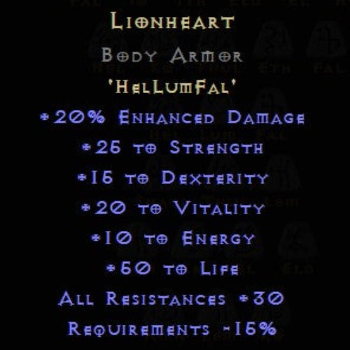 Lionheart Rune Pack