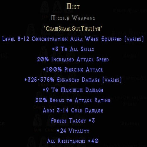 Mist Rune Pack