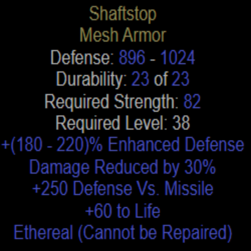 Shaftstop Ethereal