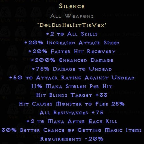 Silence Rune Pack