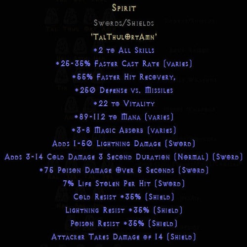 Spirit Rune Pack