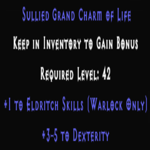 Warlock Eldritch Skiller +3-5 Dexterity