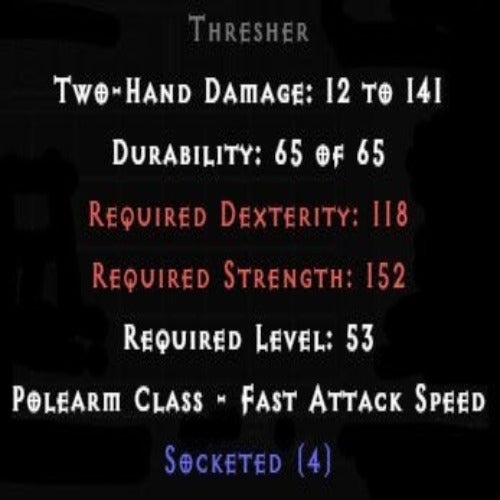 Thresher 4 Sockets