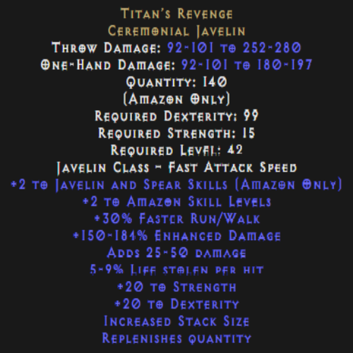 Titan’s Revenge 150-184% ED