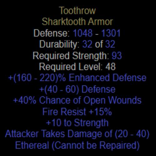 Toothrow Ethereal
