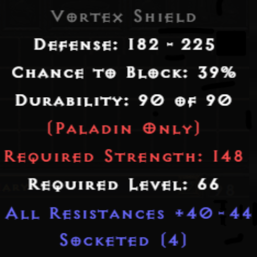 Vortex Shield 3 Sockets 40-44 All Res