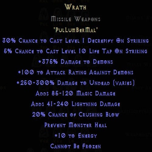 Wrath Rune Pack