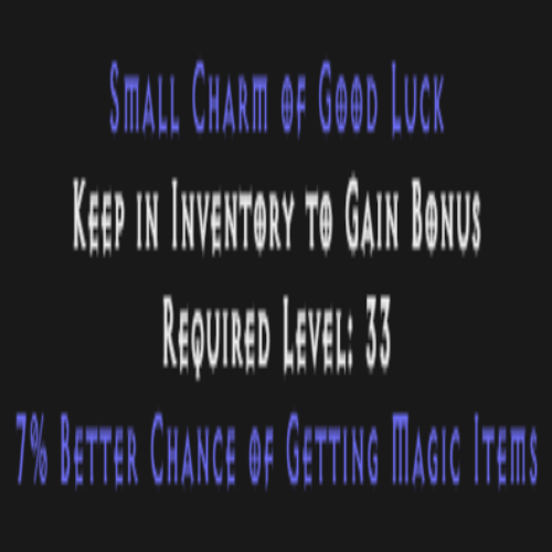 Small Charm of Good Luck 7% Better Chance of Getting Magic Items