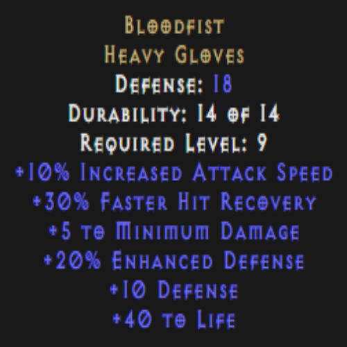 Bloodfist 20% ED Description