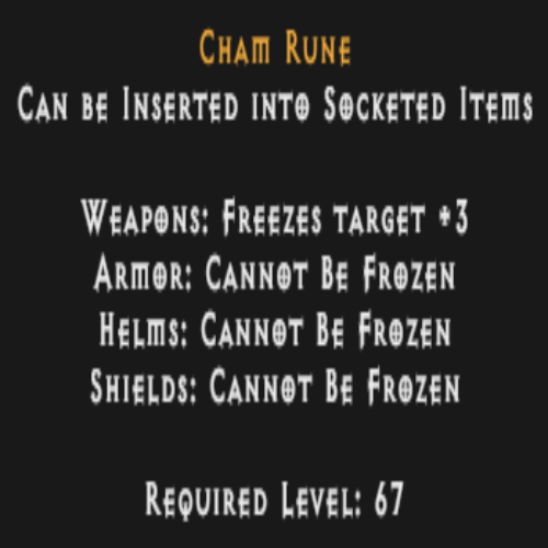 Cham Rune Description