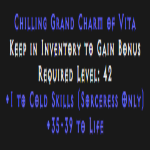 Sorceress Cold Skiller 35-39 Life Description