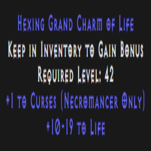 Necromancer Curses Skiller 10-19 Life Description
