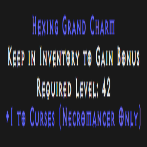 Necromancer Curses Skiller Plain Description