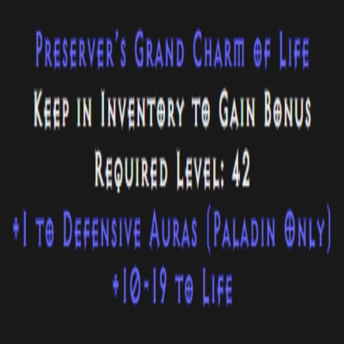 Paladin Defensive Skiller 10-19 Life Description