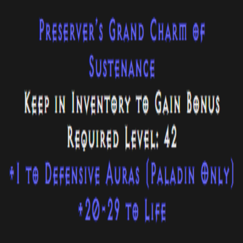 Paladin Defensive Skiller 20-29 Life Description