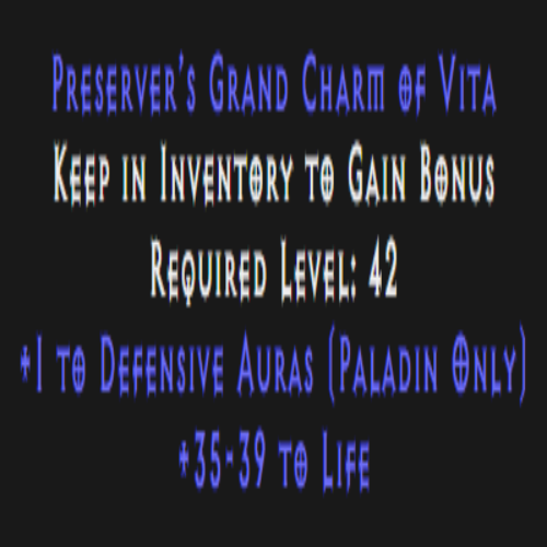 Paladin Defensive Skiller 35-39 Life Description