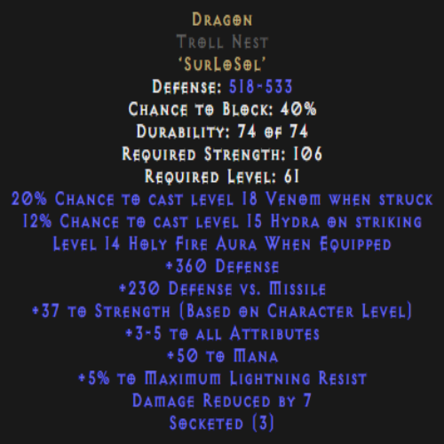 Dragon Troll Nest