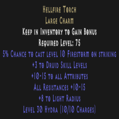 Druid Torch Description