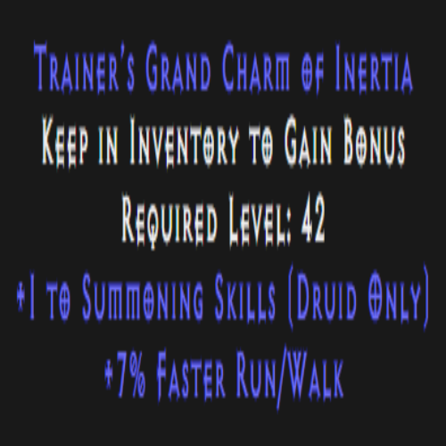 Druid Summoning Skiller 7% FRW Description