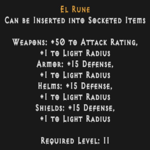 El Rune Description