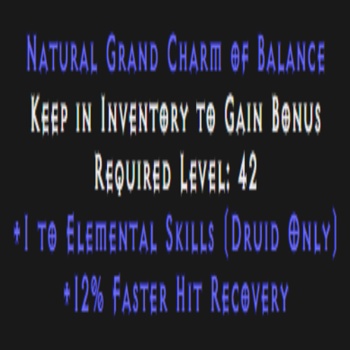 Druid Elemental Skiller 12% FHR Description