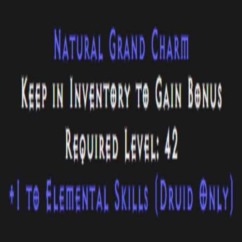 Druid Elemental Skiller Plain Description