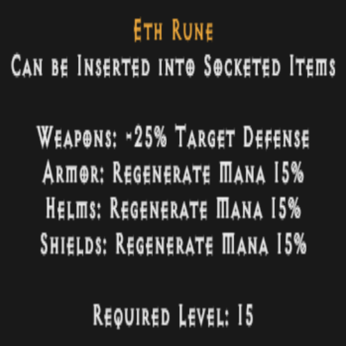 Eth Rune Description