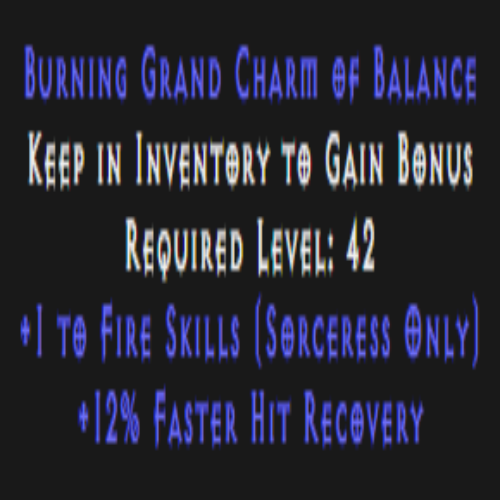 Sorceress Fire Skiller 12% FHR Description