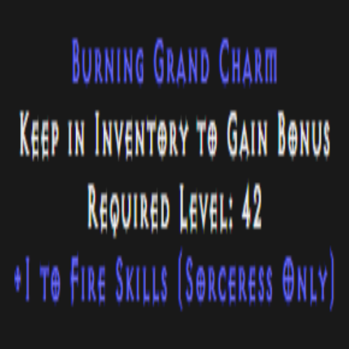 Sorceress Fire Skiller Plain Description