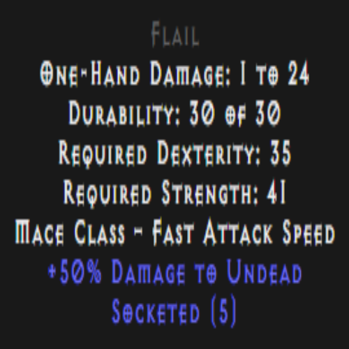 Flail 5 Sockets Description