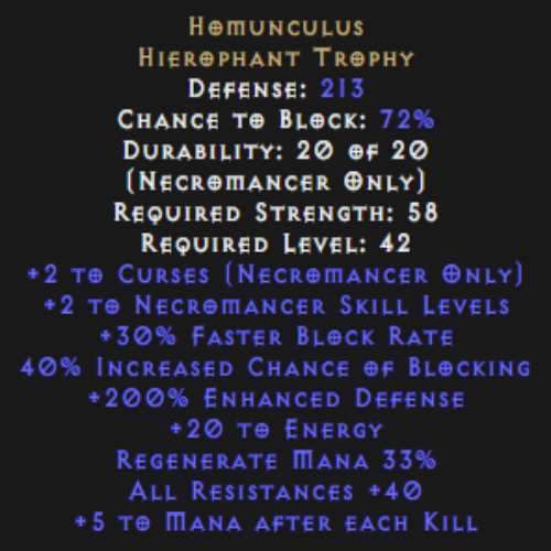 Homunculus 200% ED Description