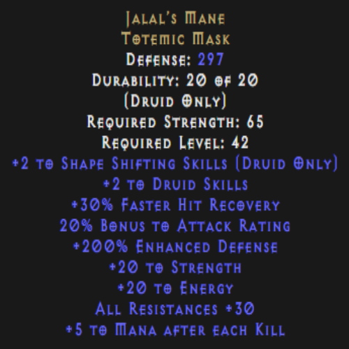 Jalal’s Mane 200% ED Description